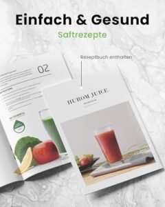 Hurom Slow Juicer | Entsafter Gemüse und Obst | H310 | Leicht zu Reinigen & Leiser Motor Elektrischer Entsafter mit Siebfilter | 150 Watt | BPA Frei | Schlankes Design | 220ml, Anthrazit - Image 3