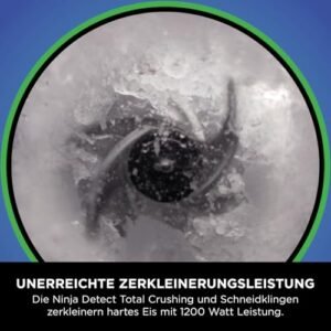 Ninja 2-in-1 Detect Power Mixer Pro & Single Serve, 1200W Mixer mit Krug, & Single Serve Tasse, Smoothies mixen, Gemüse hacken & Frozen Drinks mixen, Kupfer/Schwarz, TB301EUCP - Image 7