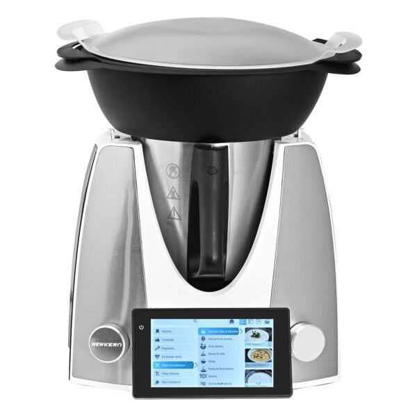 NewKern KE-7001 PRO, Mixer, Küchenmaschinen, Multifunktionaler Küchenroboter mit geführten Rezepten, 12 Spezial-Kochfunktionen, 4L, 7 Zoll Touchscreen Display