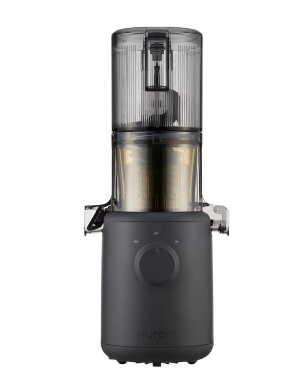 Hurom Slow Juicer | Entsafter Gemüse und Obst | H310 | Leicht zu Reinigen & Leiser Motor Elektrischer Entsafter mit Siebfilter | 150 Watt | BPA Frei | Schlankes Design | 220ml, Anthrazit