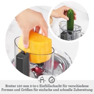 Sage - The Paradice 9 Küchenmaschine - Multifunktionales Set zum Hacken, Würfeln, Schneiden und Zerkleinern - 9 Tassen Fassungsvermögen, 650W Motor - Gebürsteter Edelstahl - Image 6