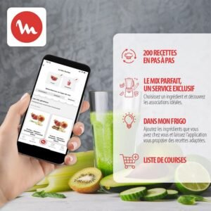 Moulinex PerfectMix Cook, Standmixer mit 10 automatischen Programmen, 1400 W, bereiten heiße und kalte Rezepte zu, elektrischer Mixer mit Touchscreen, leicht zu reinigen, Kapazität 2 l, LM83SD - Image 6